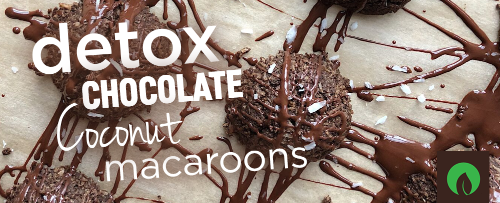 Detox Chocolate Coconut Macaroons