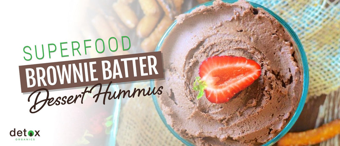 Superfood Brownie Batter Dessert Hummus